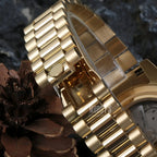 Seikojust | Daydate Yellow Gold - White Arabic