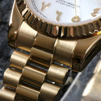 Seikojust | Daydate Yellow Gold - White Arabic