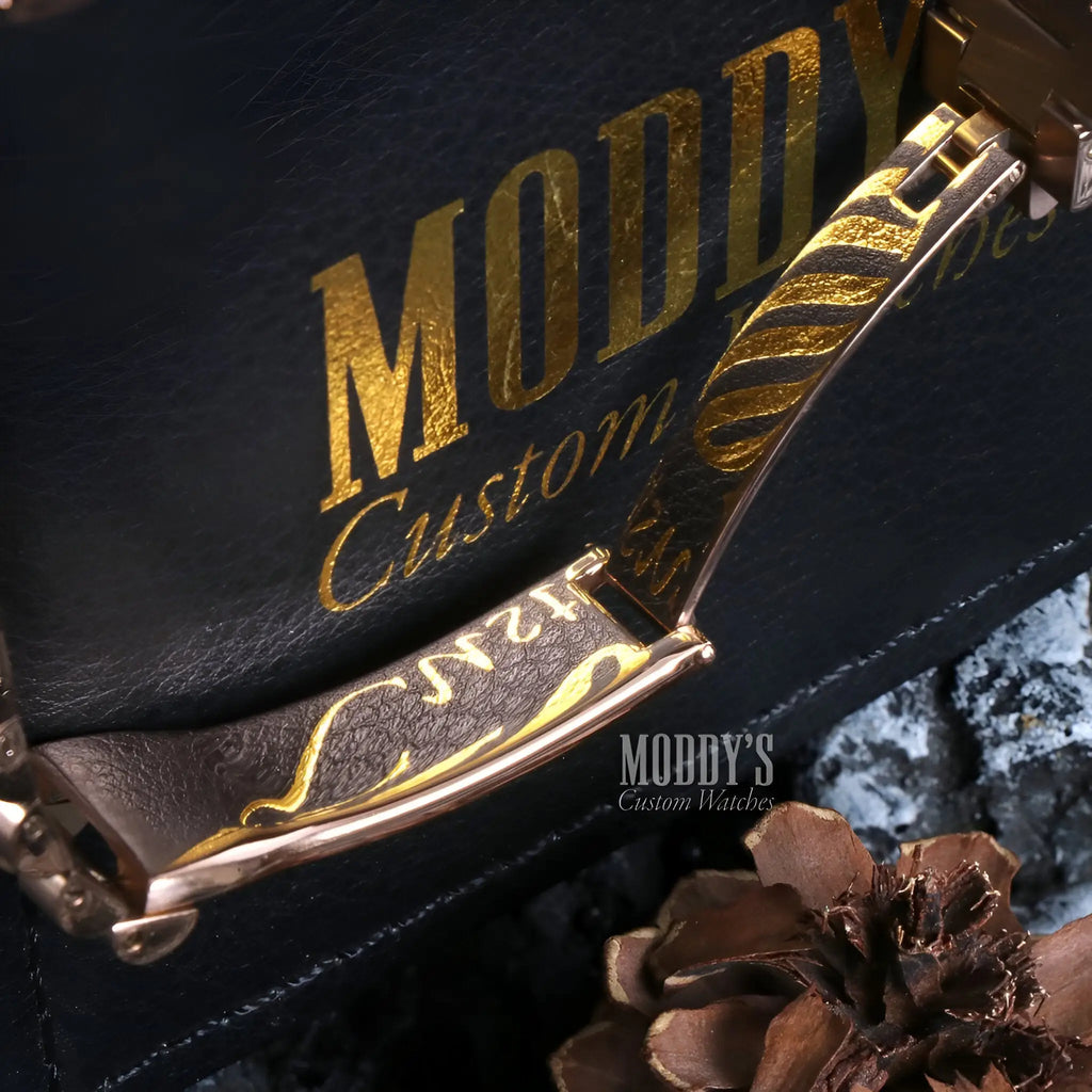 Seikojust | Daydate Rose Gold - Chocolate Crystals