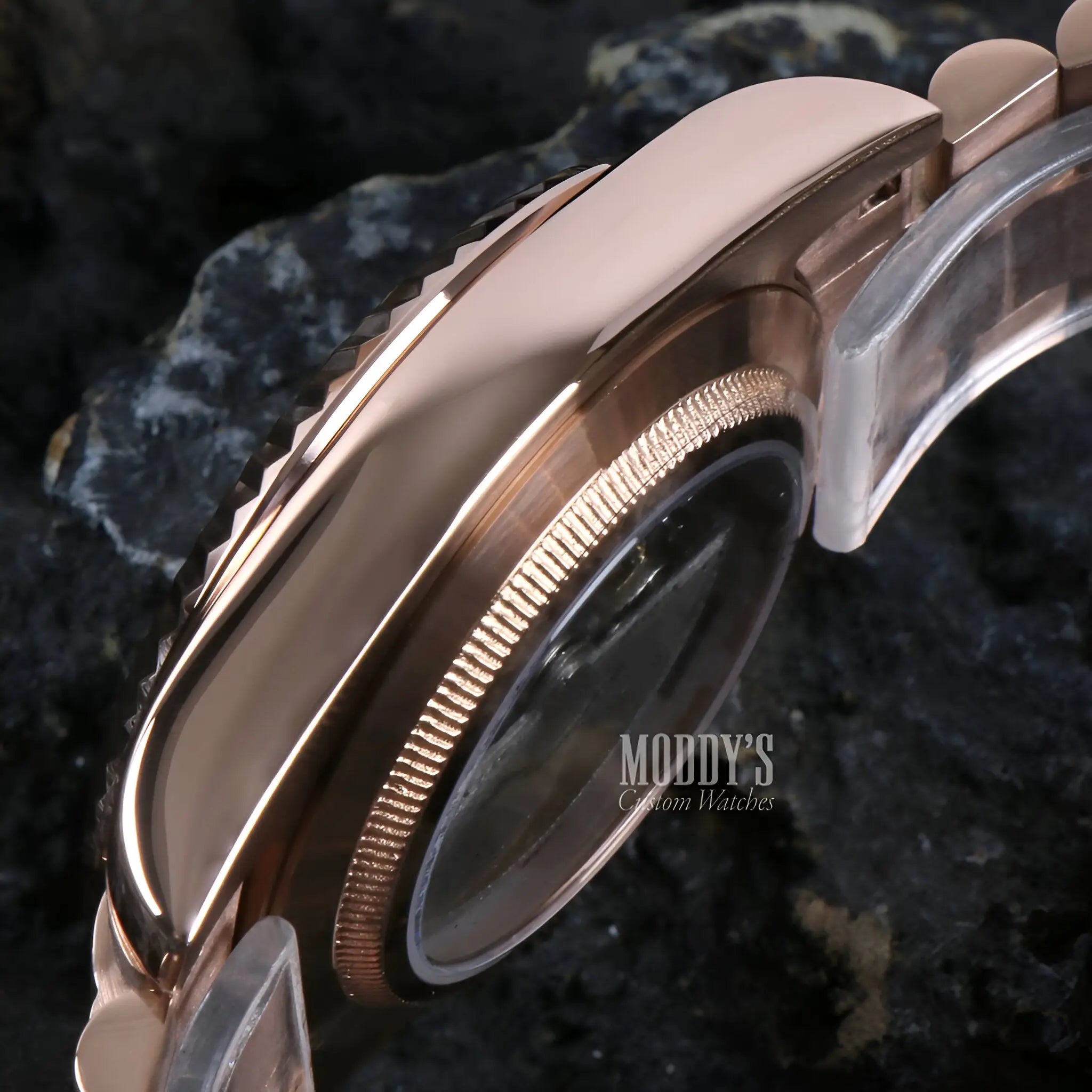 Seikojust | Daydate Rose Gold - Chocolate Crystals