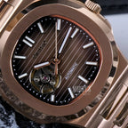 Nautiko | Rose Gold Chocolate Open Heart