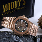 Nautiko | Rose Gold Chocolate Open Heart