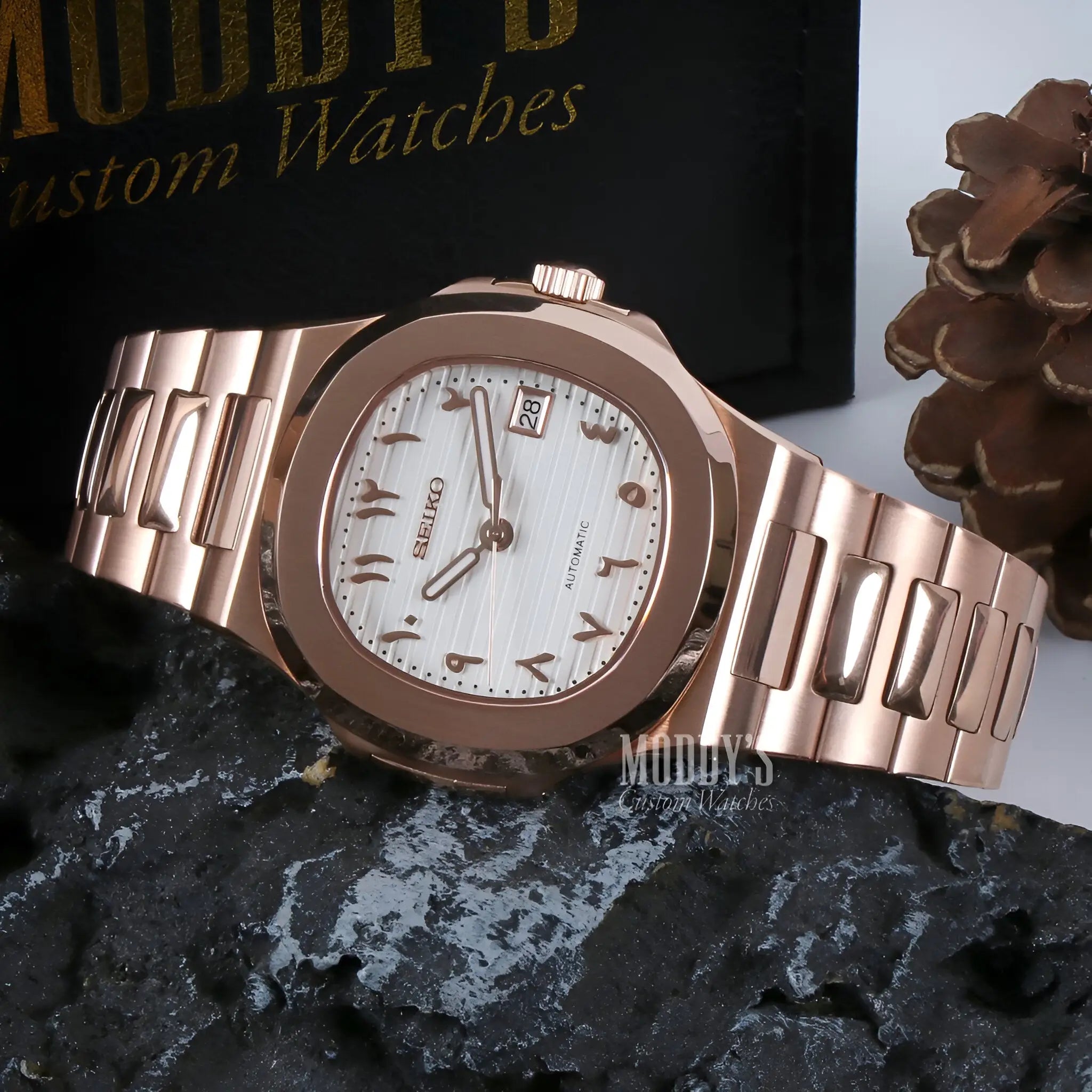 Nautiko | Arabic Rose Gold - White