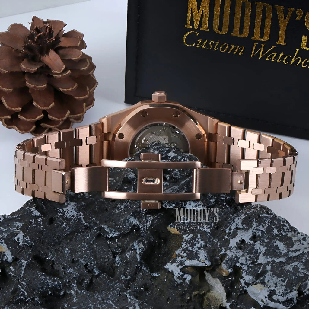 Royal Seikoak | Rose Gold Skeleton