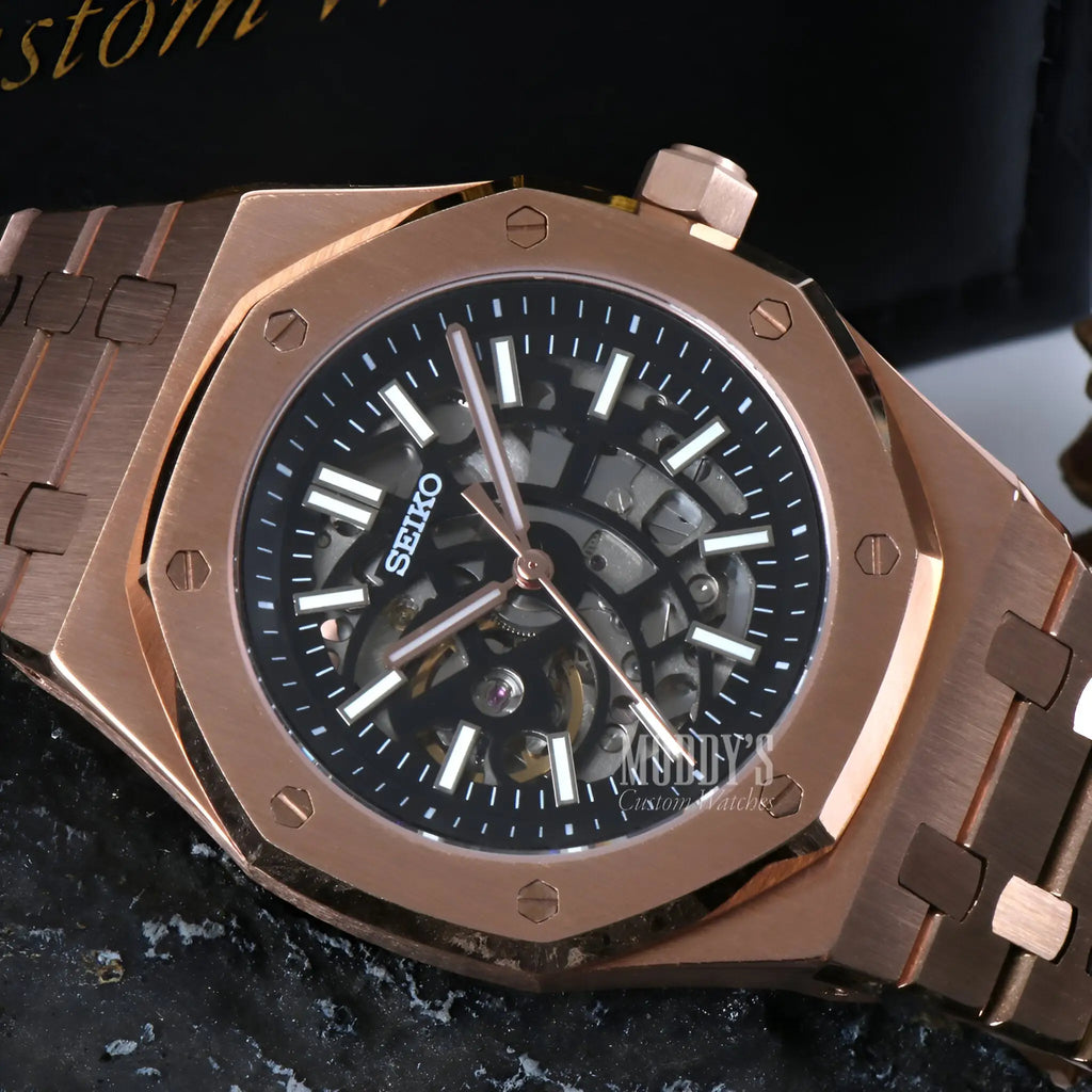Royal Seikoak | Rose Gold Skeleton