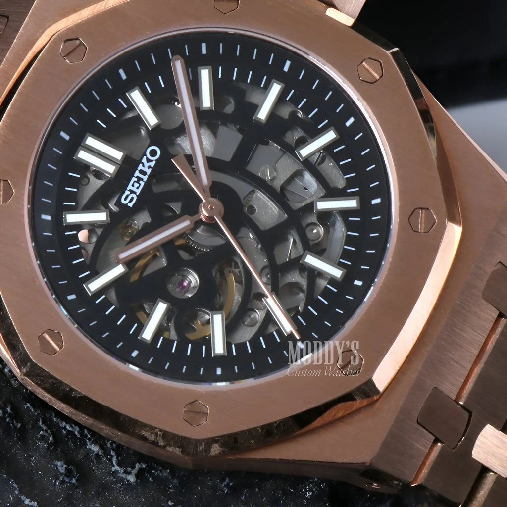 Royal Seikoak | Rose Gold Skeleton