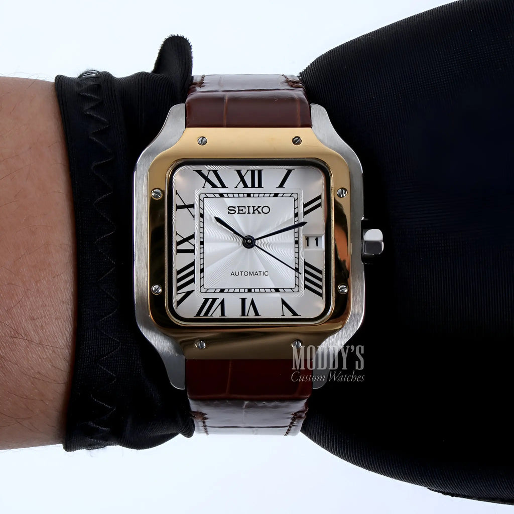 Santeiko | White Brown Leather