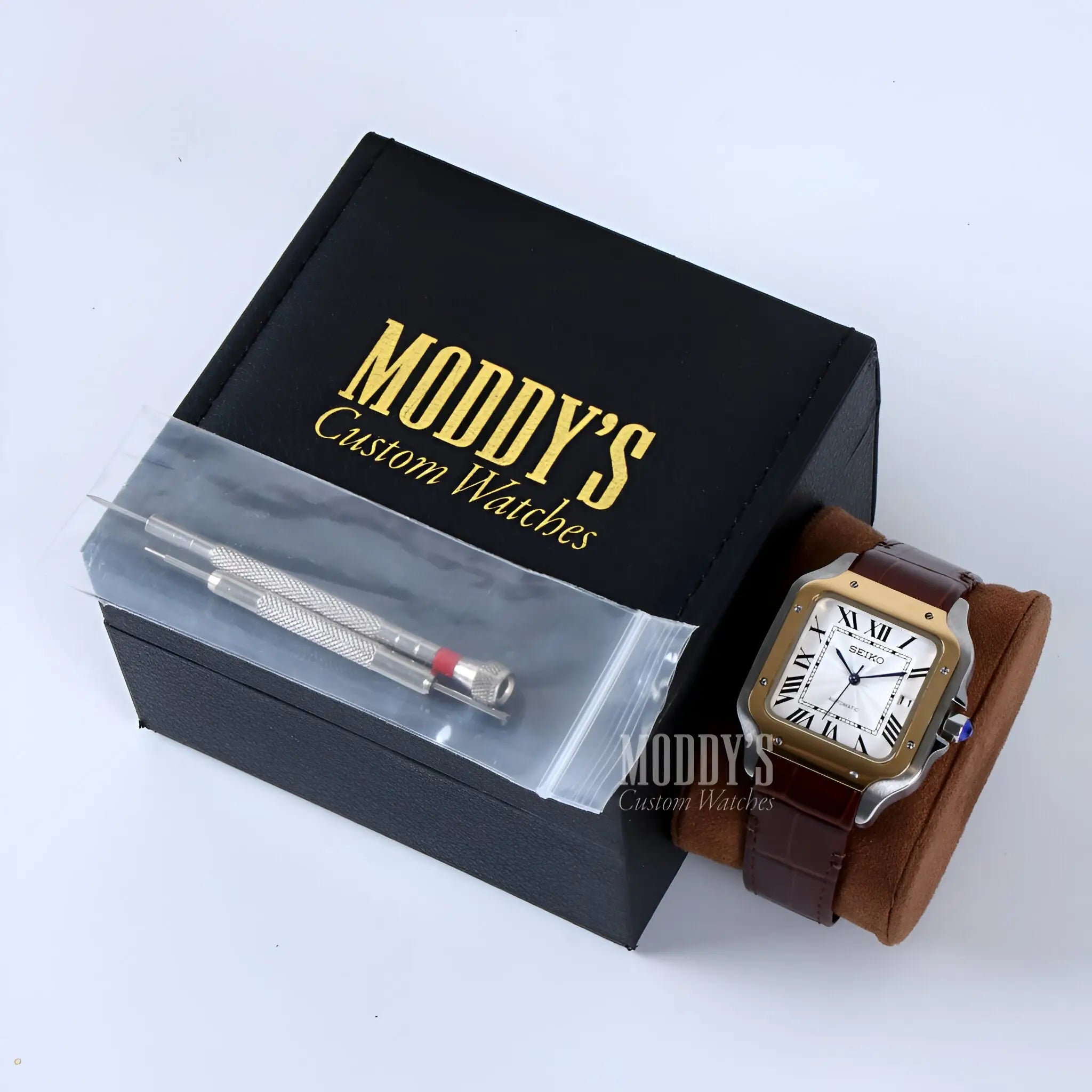 Santeiko | White Brown Leather