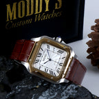 Santeiko | White Brown Leather