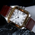 Santeiko | White Brown Leather