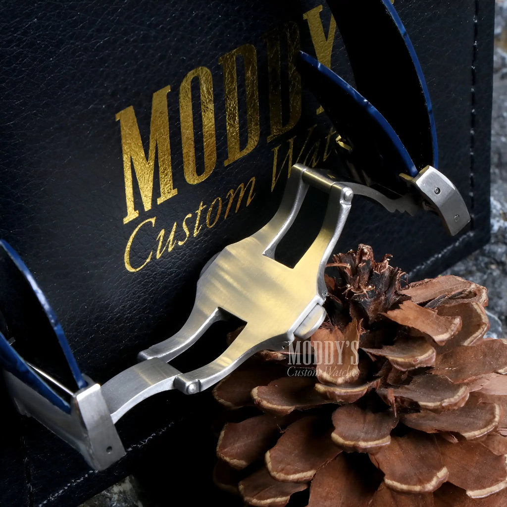 Santeiko | White Blue Leather