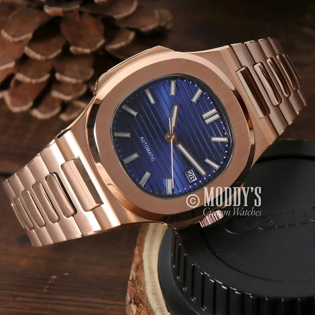 Nautiko | Rose Gold Royal Blue